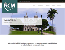 Tablet Screenshot of imobiliariarcm.com.br